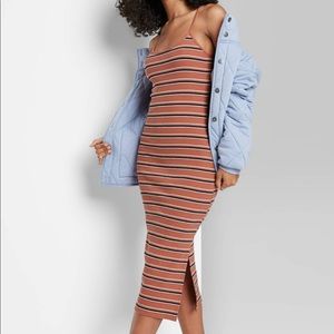 Striped tank dress